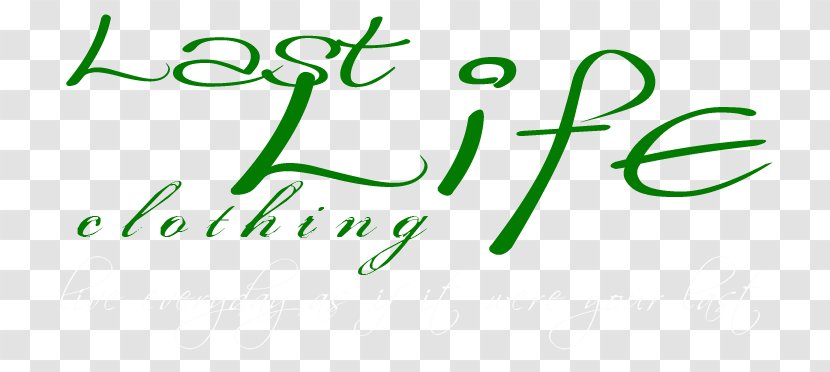 Logo Brand Line Green Font - Recycling Of Clothing Transparent PNG