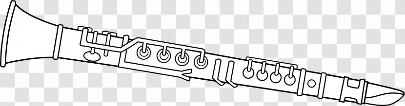 Clarinet Musical Instruments Drawing Coloring Book Clip Art - Cartoon - Flute Transparent PNG