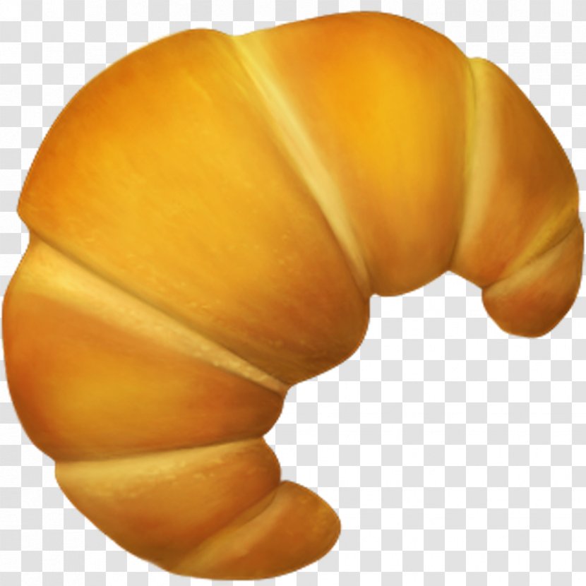 Croissant Emoji WhatsApp Emoticon Transparent PNG