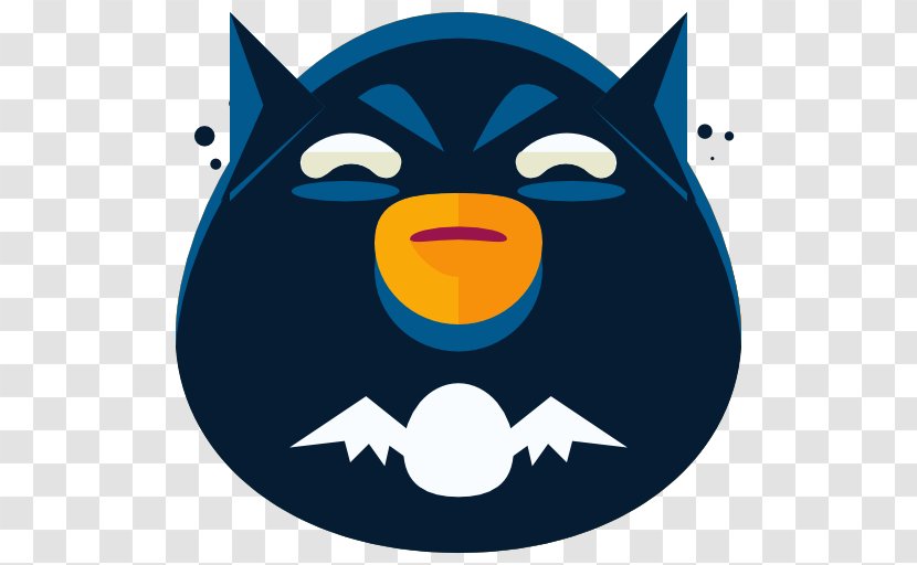 Batman Emoticon Emoji Clip Art - Drawing Transparent PNG