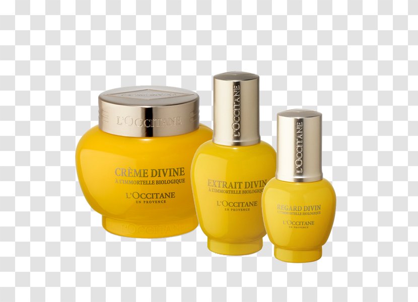 L'Occitane En Provence Immortelle Divine Cream Lotion Anti-aging - Flower - Local Slimming Transparent PNG