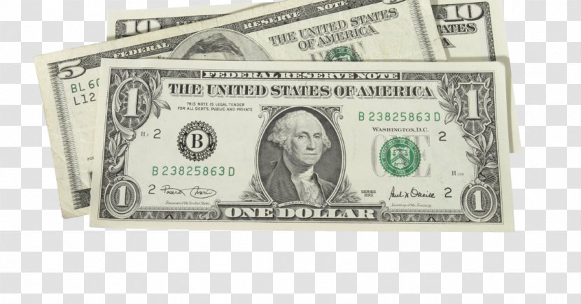 United States One-dollar Bill Dollar One Hundred-dollar Federal Reserve Note Transparent PNG