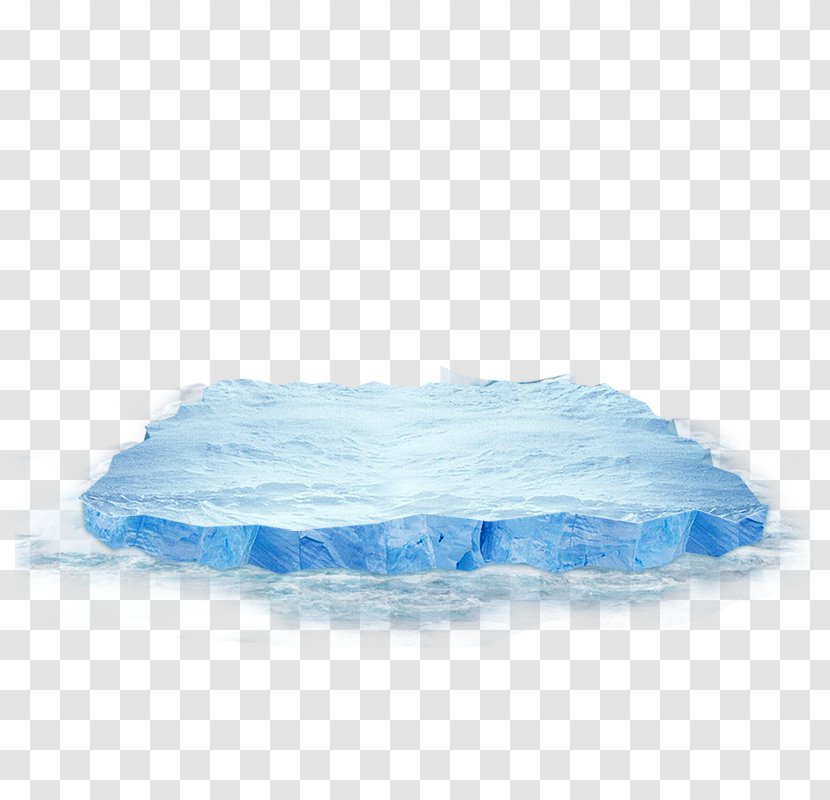 Sea Ice Download - White - Sky Blue Cubes Transparent PNG
