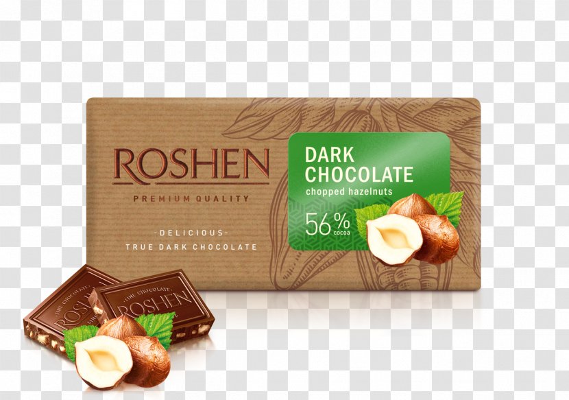 Chocolate Bar Roshen Candy Hazelnut Transparent PNG