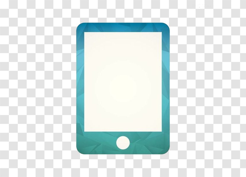 Computer IPad - Aqua - Abstract Tablet Transparent PNG