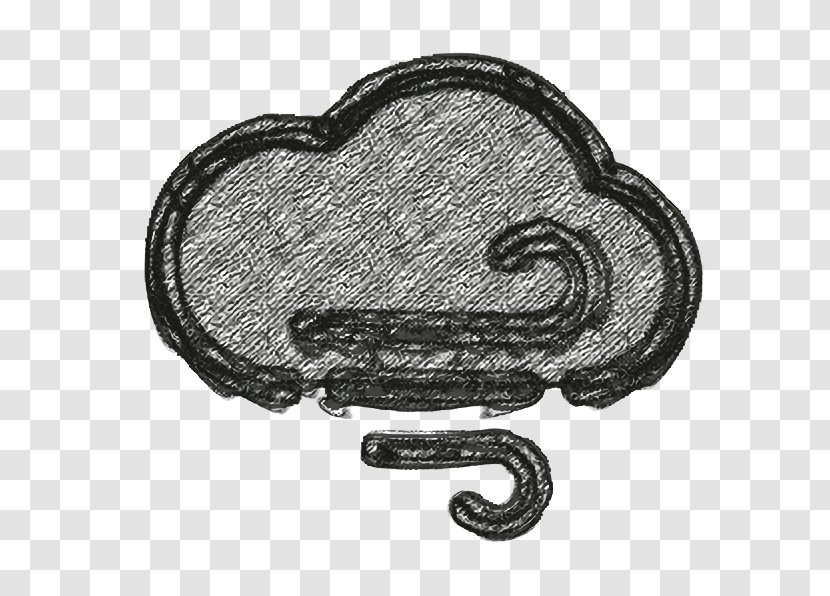 Cloudy Icon Storm Weather - Drawing Windy Transparent PNG