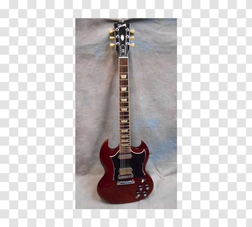 Bass Guitar Acoustic-electric Gibson SG Special Heritage Cherry - Watercolor Transparent PNG