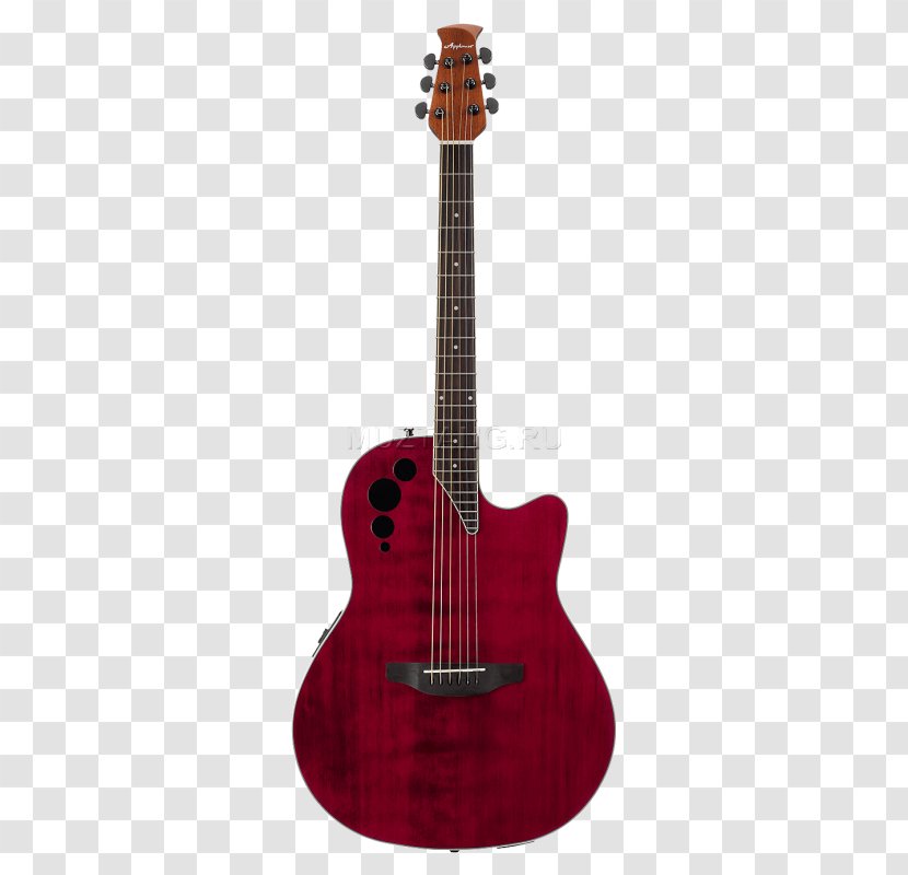 Twelve-string Guitar Ovation Company Applause By AE44 Elite Acoustic Electric Balladeer AB24AII Acoustic-electric - Frame Transparent PNG