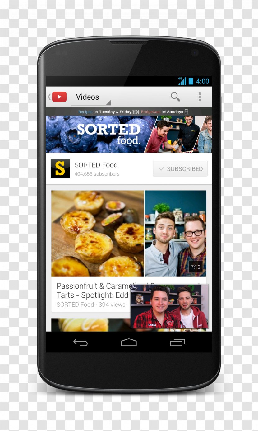 YouTube Android - Smartphone - Youtube Transparent PNG