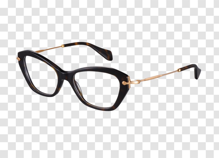 Goggles Sunglasses Miu Ray-Ban - Brown - Bm Transparent PNG