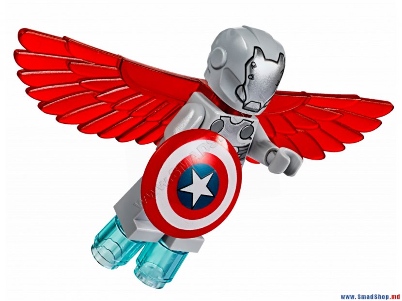 Lego Marvel Super Heroes Captain America Carol Danvers Super-Adaptoid - Superhero Transparent PNG