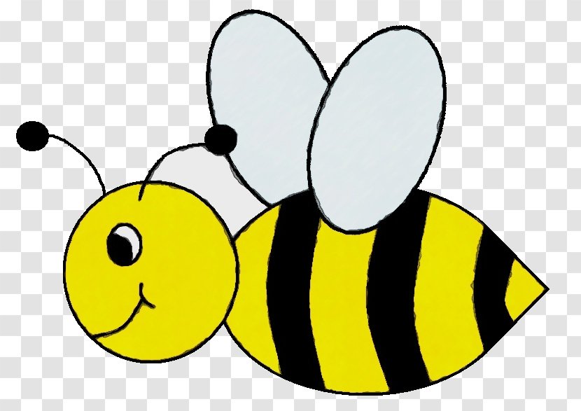 Cartoon Bee - Pest - Fly Transparent PNG