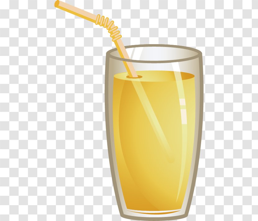 Orange Juice Drink - Vector Material Transparent PNG