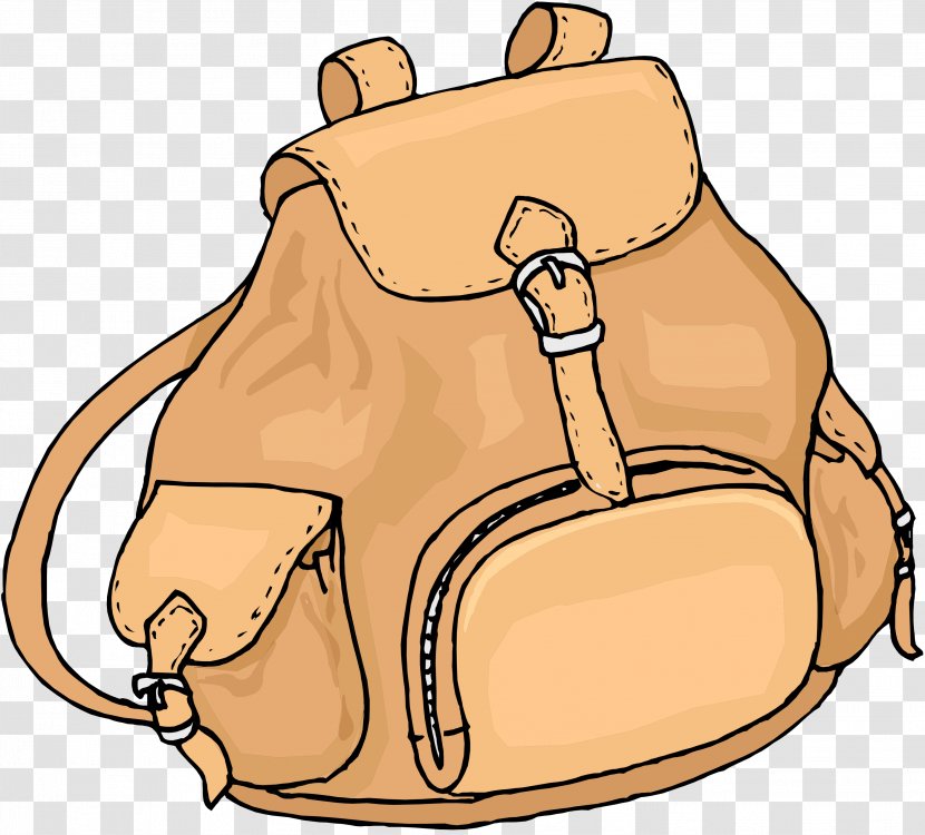 Bag Clip Art Cartoon Hand Thumb - Finger - Luggage And Bags Transparent PNG