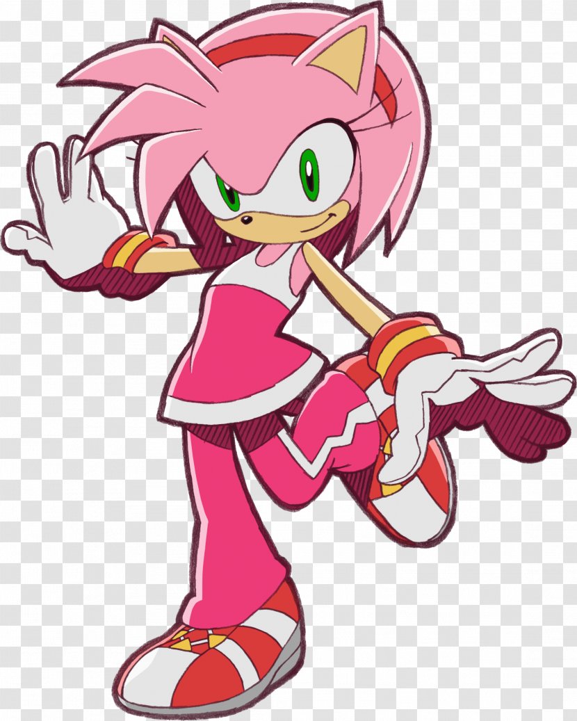 Sonic Riders Amy Rose Free Rouge The Bat Knuckles Echidna - Silhouette - Characteristic Two Lover Shadow With Sunlite Transparent PNG