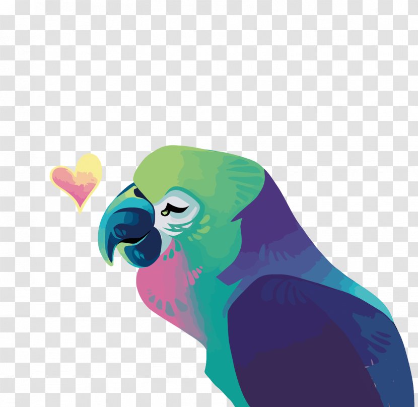 Parrot Macaw - Watercolor Painting - Vector Transparent PNG