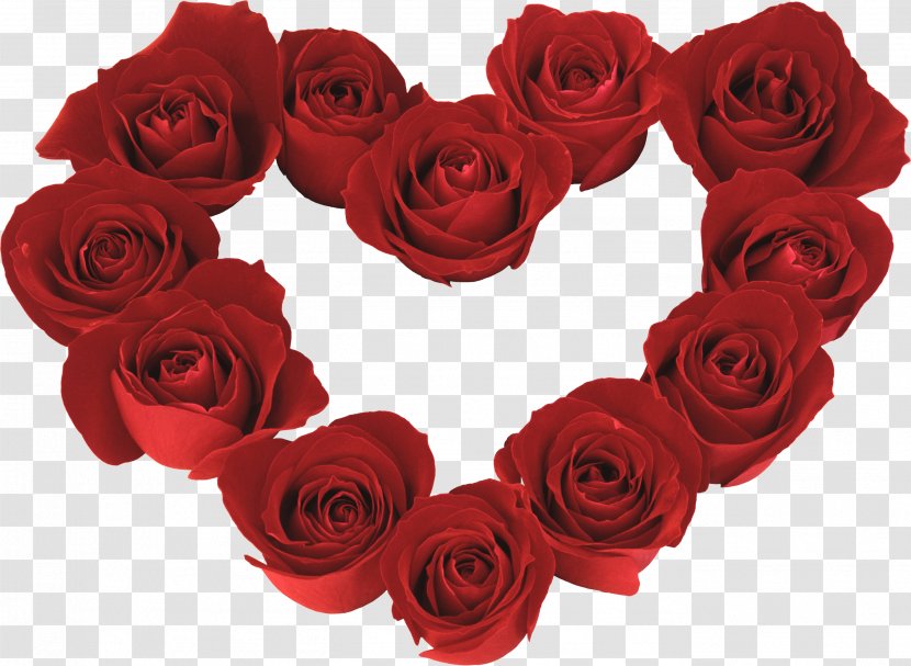 Heart Rose Desktop Wallpaper Valentine's Day Clip Art - Flower - Romantic Transparent PNG
