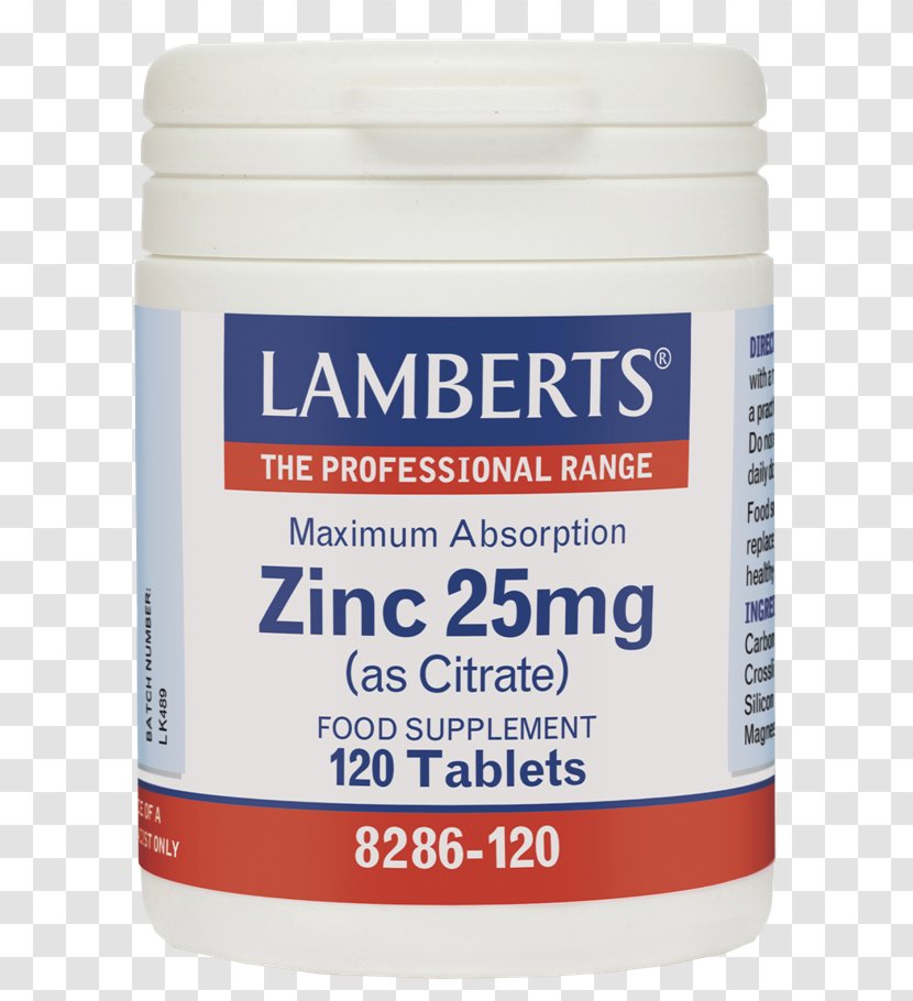 Dietary Supplement Zinc Gluconate Vitamin Magnesium - Immune System Transparent PNG