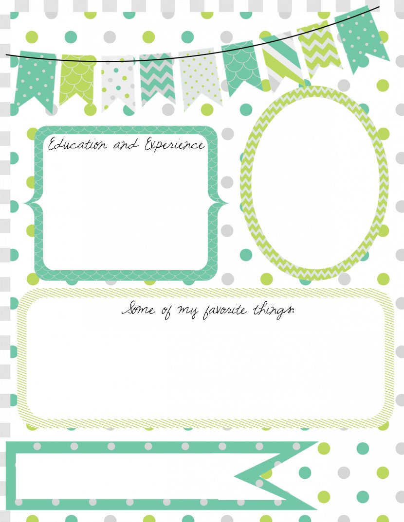 Teacher Student Template Paper Letter - Border Transparent PNG