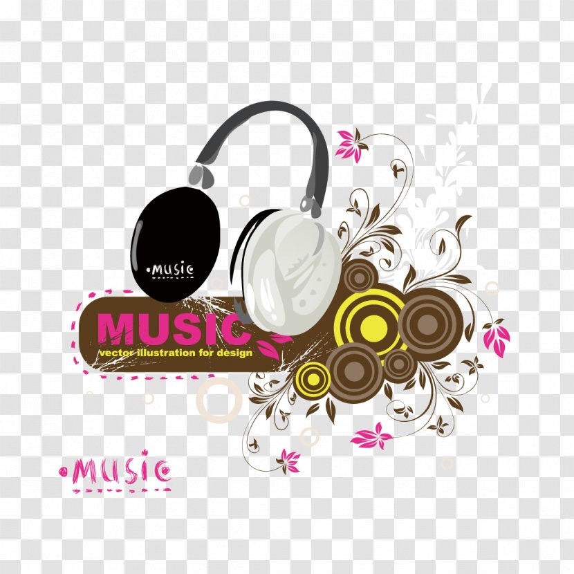 Microphone Headphones High-definition Television Headset Wallpaper - Cartoon - Vector And Patterns Transparent PNG