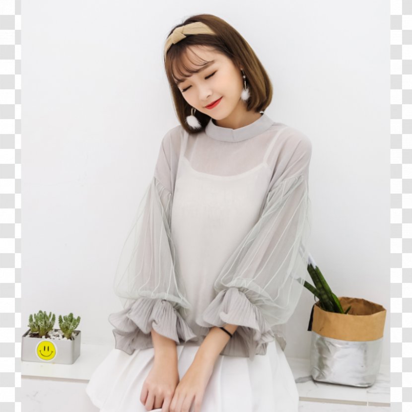 Blouse Shoulder Sleeve Outerwear - Neck - Lotus Lanterns Transparent PNG