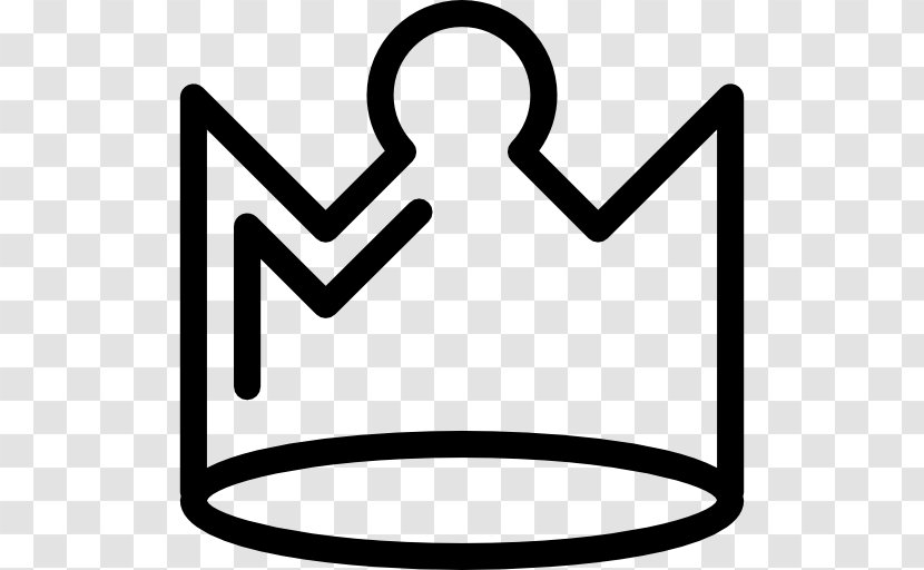 Download Clip Art - Black And White - Crown Transparent PNG
