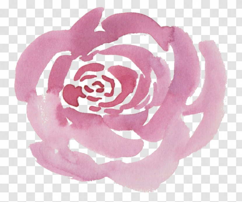 Flower Centifolia Roses Watercolor Painting Pink Clip Art - Magenta - Rose Transparent PNG