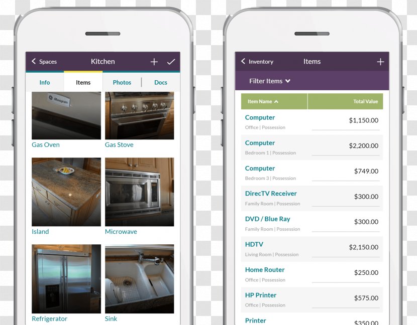Inventory Management Software Smartphone Household Checklist - Home Transparent PNG