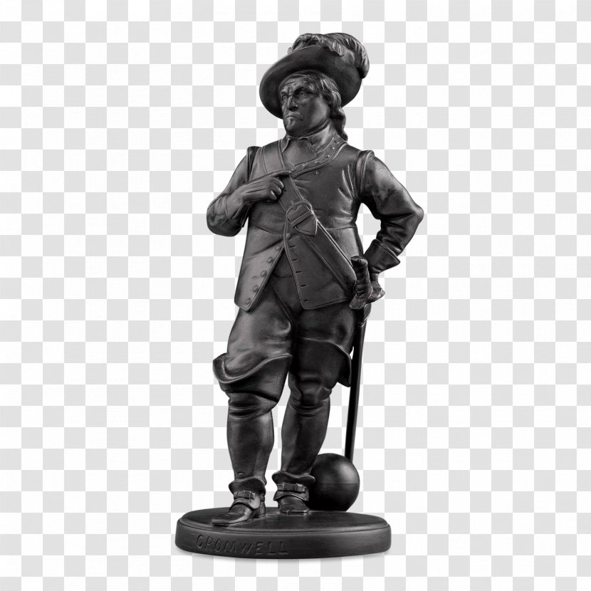 Statue Of Oliver Cromwell, Westminster Bronze Sculpture Figurine - Cromwell - Basalt Transparent PNG
