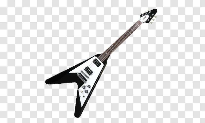 Gibson Flying V Firebird Les Paul ES-335 Electric Guitar - String Instrument Accessory Transparent PNG