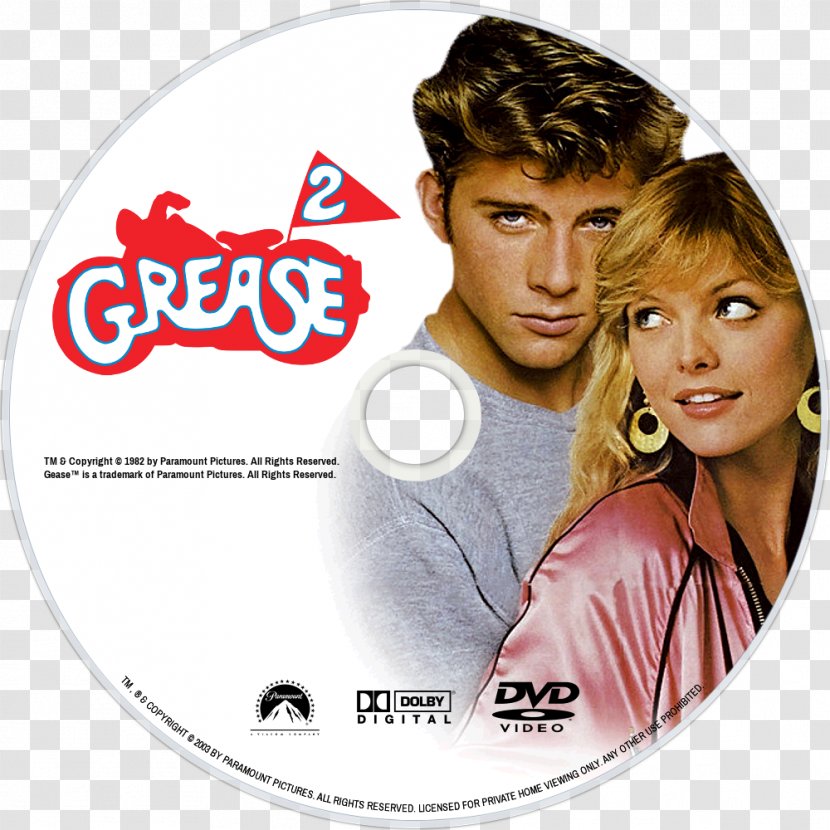 Grease 2 DVD Album Cover Film - Brand - Movie Transparent PNG