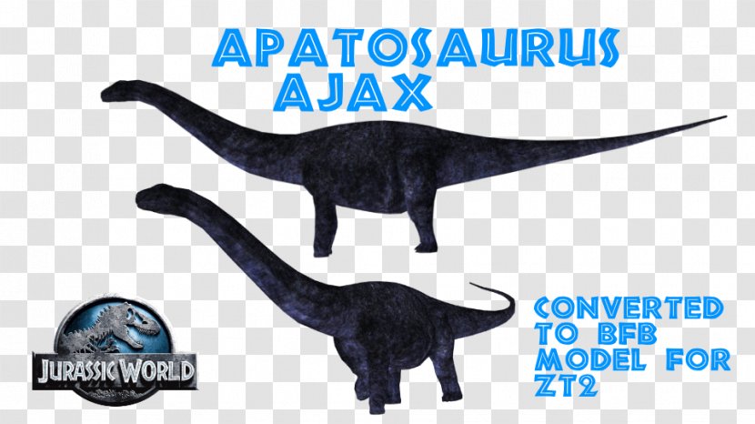 Apatosaurus Dinosaur Video Game Remake Art Design - Jurassic World Transparent PNG