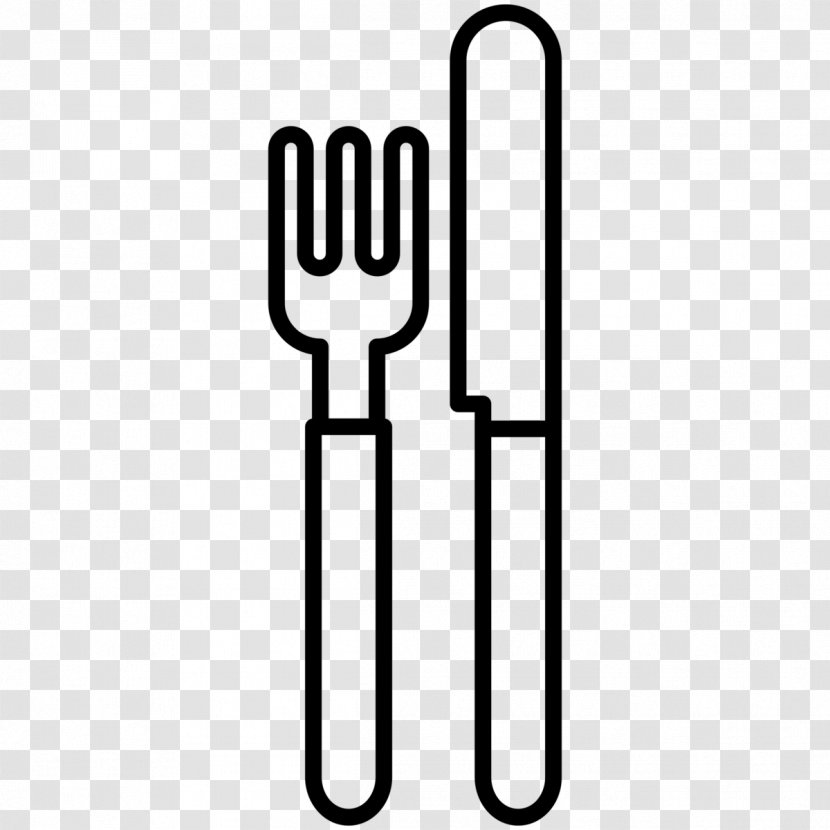 Cutlery Drawing Coloring Book Knife Fork - Pitchfork Transparent PNG