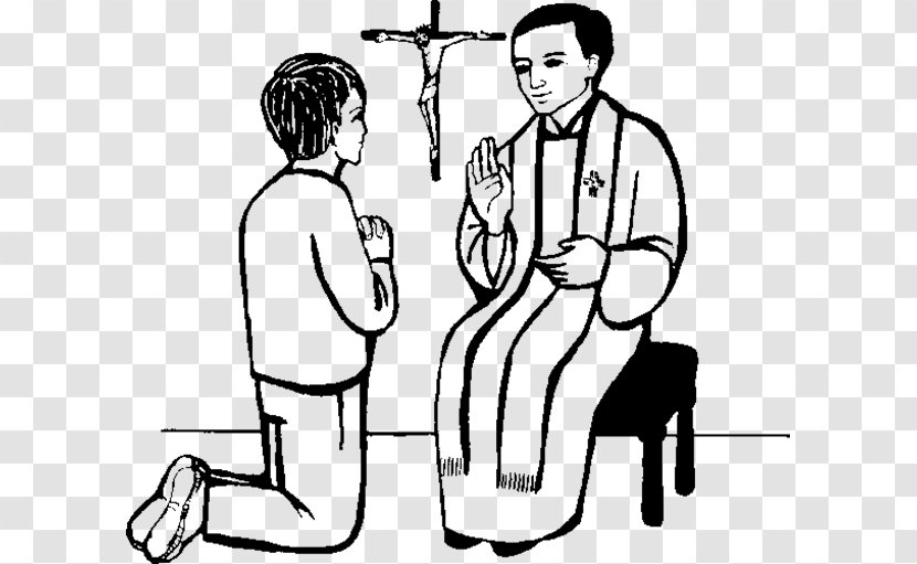 Sacrament Of Penance Confession Sacraments The Catholic Church Clip Art - Heart Transparent PNG