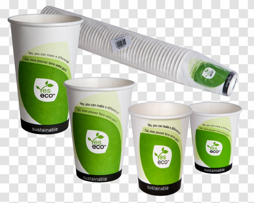 Coffee Cup Paper Plastic - Brand - Disposable Cups Transparent PNG