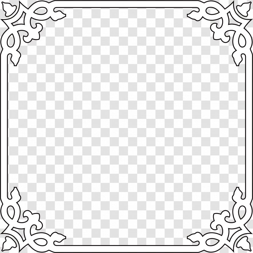 Pen - Monochrome - Simple Black Frame Transparent PNG