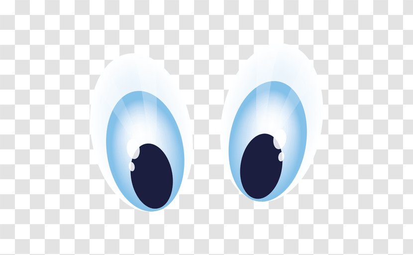 Blue Light Eye Animation Drawing - Blue-eyed Vector Transparent PNG