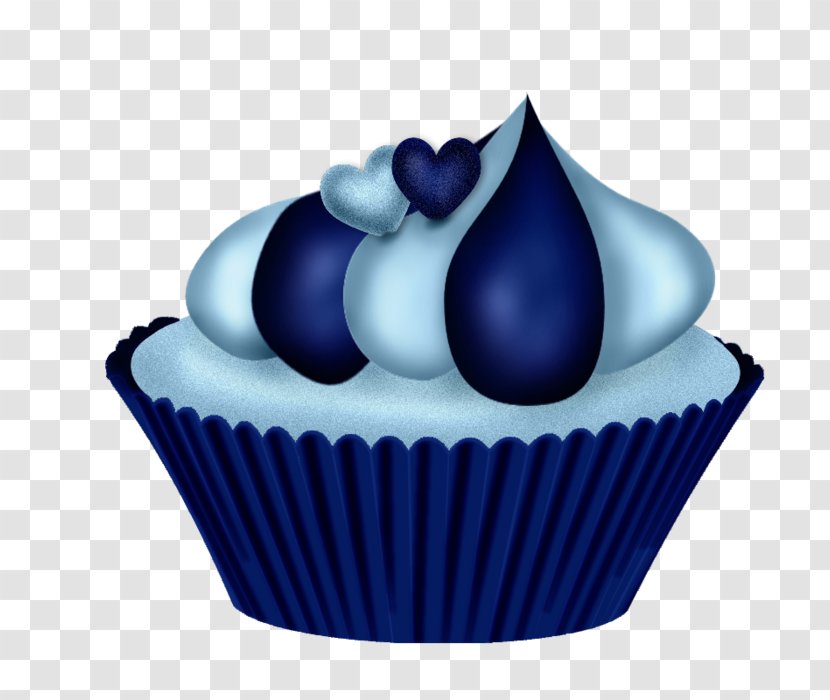 Cupcakes & Muffins Letter Clip Art - Blue - Design Transparent PNG