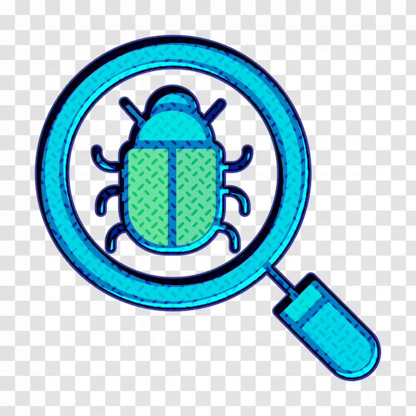 Cyber Icon Bug Icon Transparent PNG