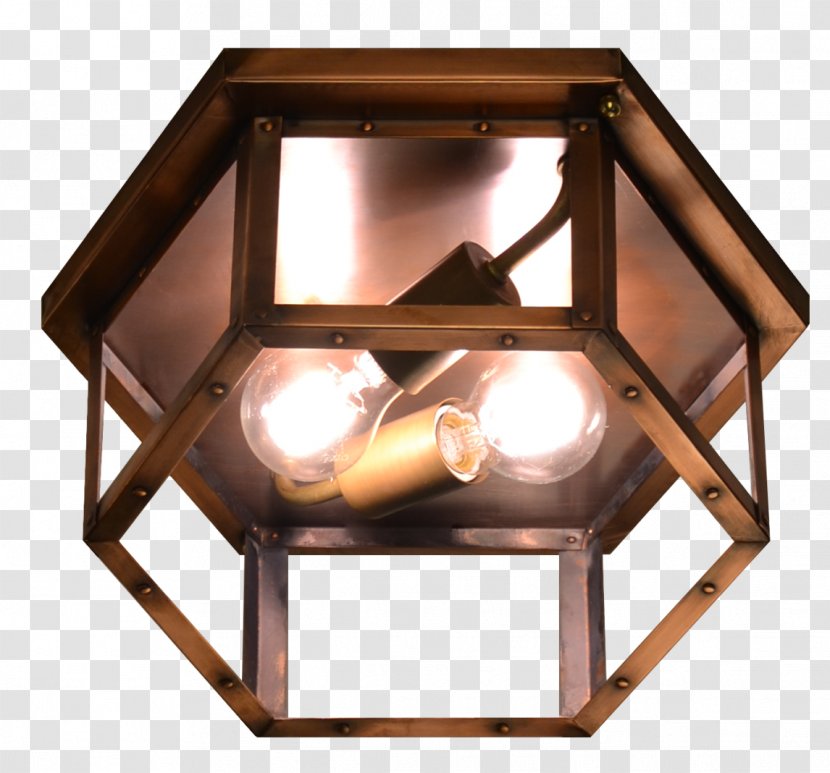 Light Ceiling Copper Lantern Bronze - Fixture Transparent PNG