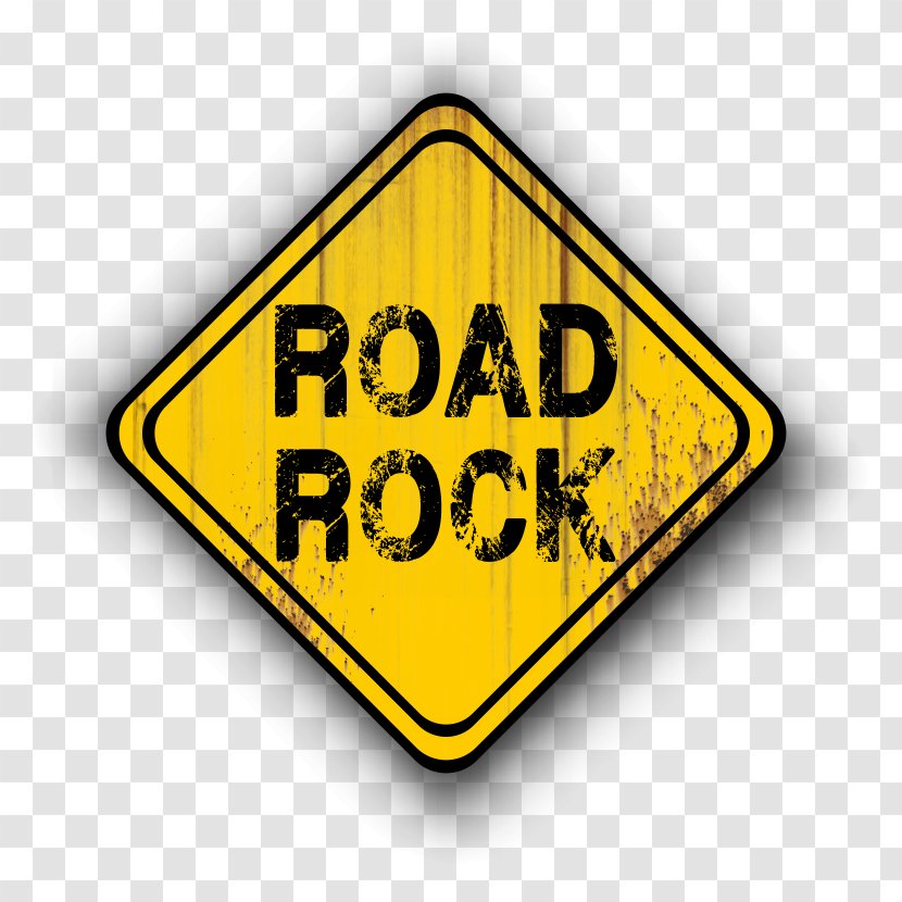 Traffic Sign Musical Ensemble Rock Pavement - Yellow Transparent PNG