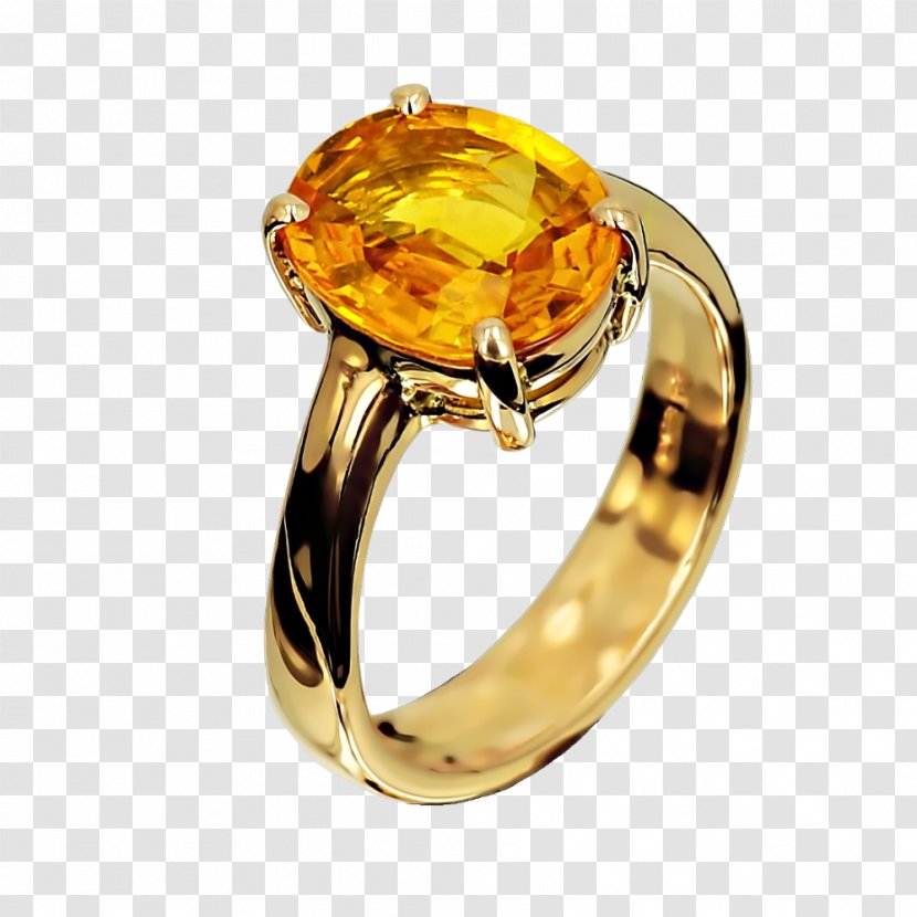 AndreeaDesign Jewellery Amber Ring Gemstone - Fashion Accessory Transparent PNG