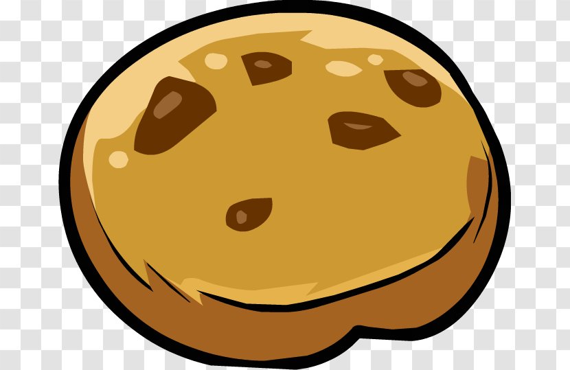 Chocolate Chip Cookie Black And White Biscuits - Emoticon Transparent PNG