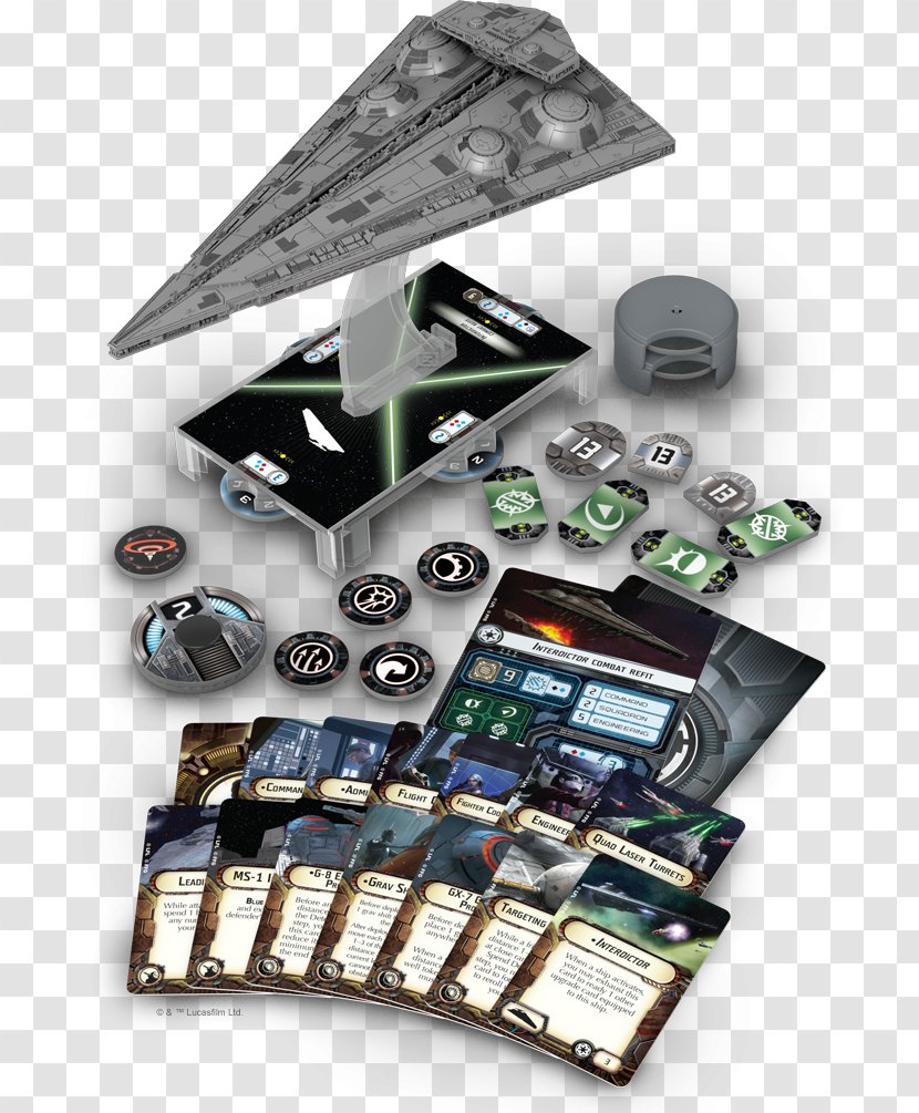 Fantasy Flight Games Star Wars: Armada X-Wing Miniatures Game Destroyer - Wars Imperial Assault Transparent PNG