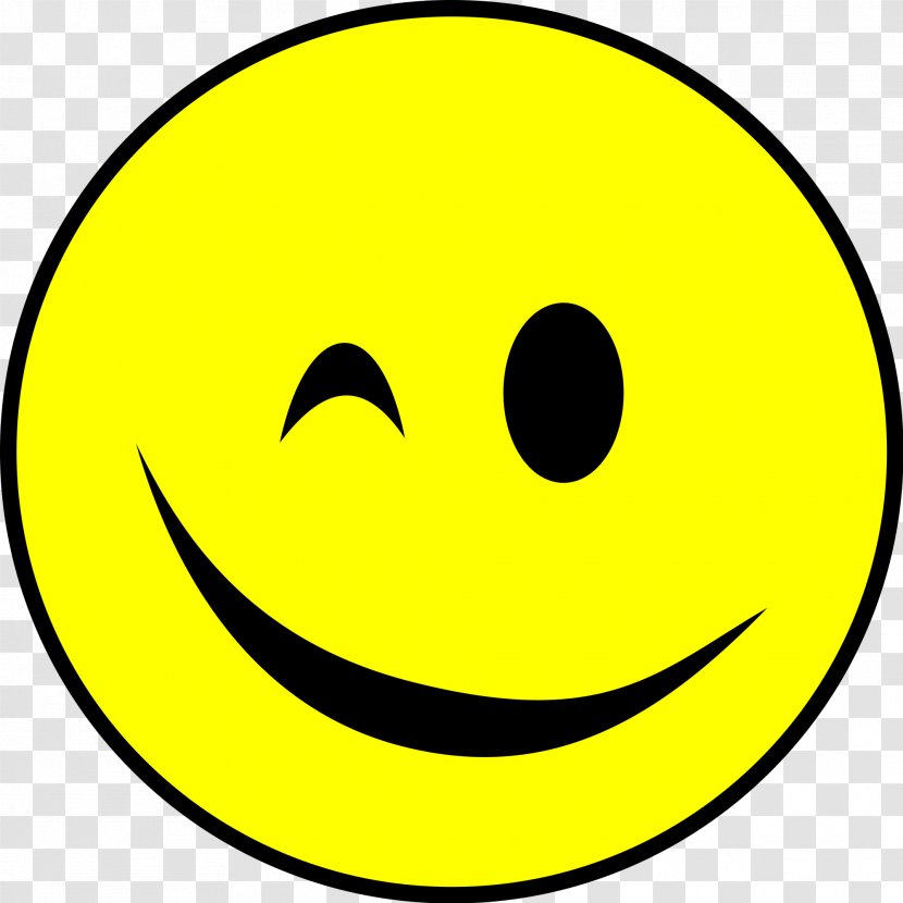 Smiley Wink Emoticon - Licence Cc0 Transparent PNG