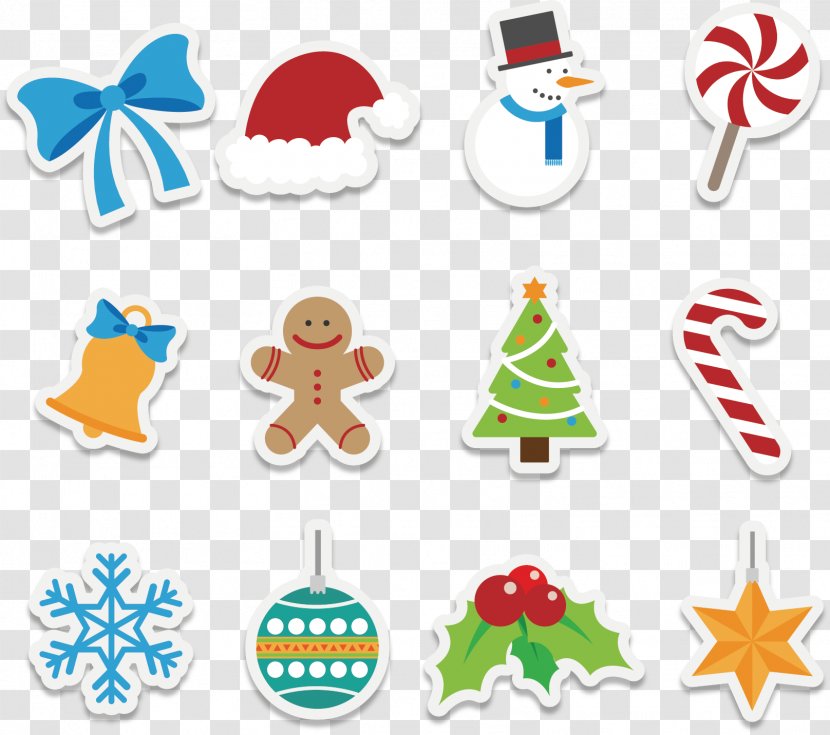 Christmas Euclidean Vector Icon - Ornament - Cute Cartoon Transparent PNG