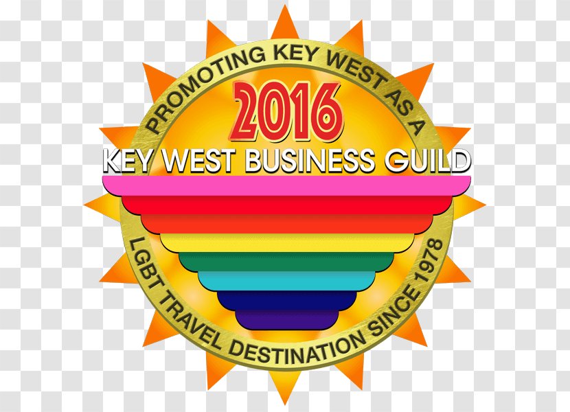 Key West Business Guild Logo Clip Art Brand Product - Emblem - Attract Badge Transparent PNG