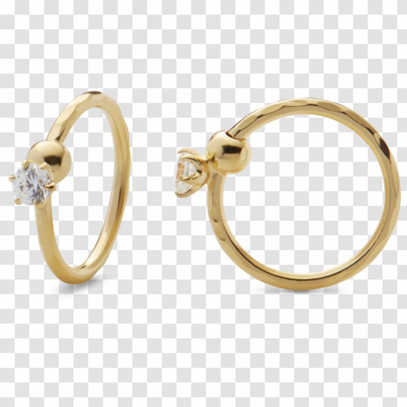 Earring Gold Jewellery Silver Gemstone - Rings Transparent PNG