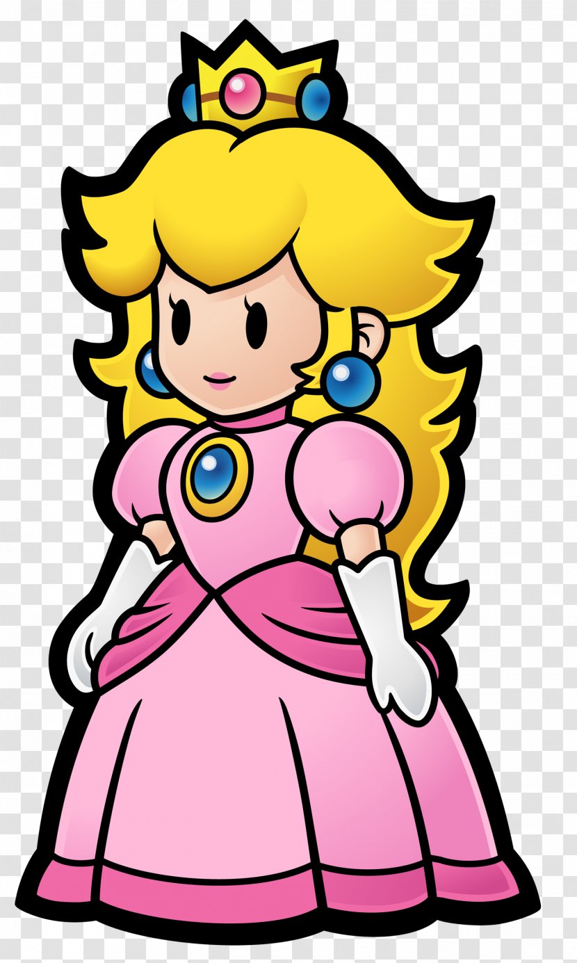 Super Mario Galaxy Bros. Paper - Art - Peach Transparent PNG