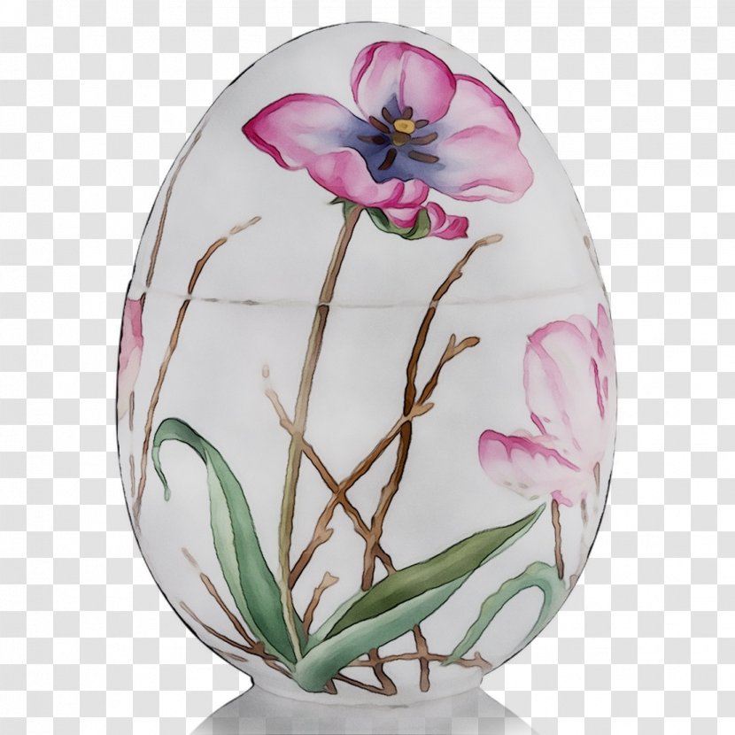 Vase Flower Porcelain Tableware Easter Egg - Flowering Plant Transparent PNG